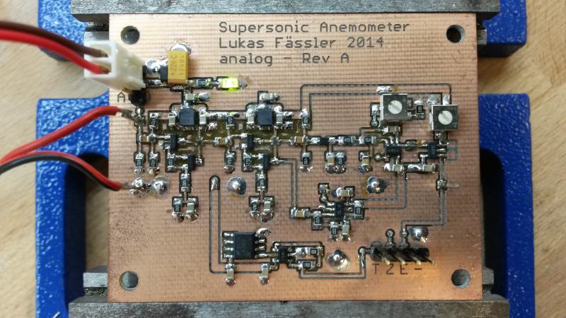 The finished analog part of the circuit.