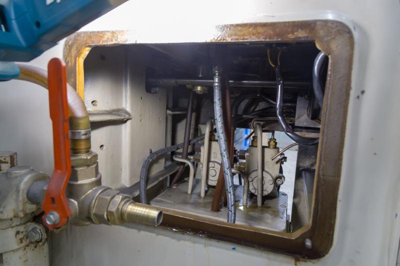 Interior of the Tripet, remarkably clean